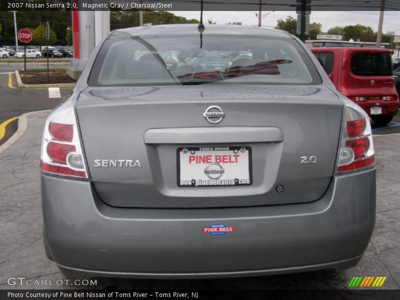 Magnetic Gray / Charcoal/Steel 2007 Nissan Sentra 2.0