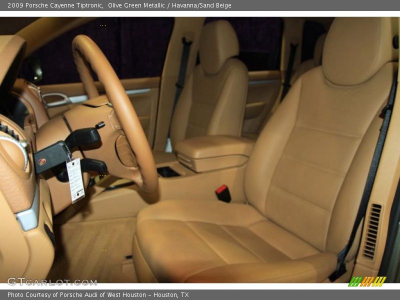Olive Green Metallic / Havanna/Sand Beige 2009 Porsche Cayenne Tiptronic