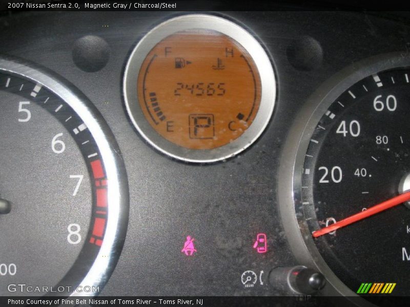 Magnetic Gray / Charcoal/Steel 2007 Nissan Sentra 2.0