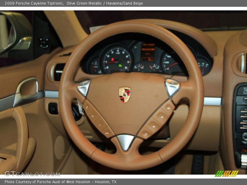 Olive Green Metallic / Havanna/Sand Beige 2009 Porsche Cayenne Tiptronic