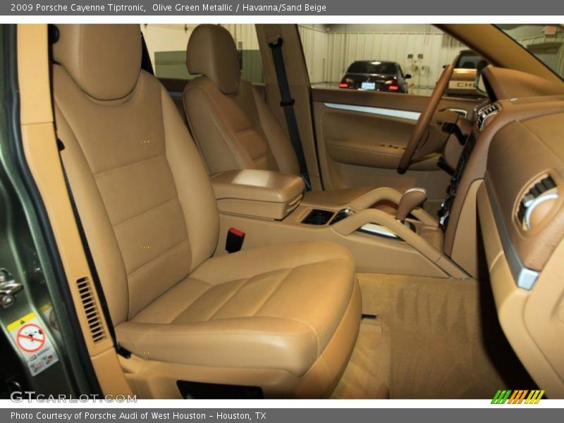 Olive Green Metallic / Havanna/Sand Beige 2009 Porsche Cayenne Tiptronic