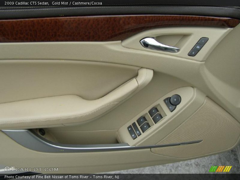 Gold Mist / Cashmere/Cocoa 2009 Cadillac CTS Sedan