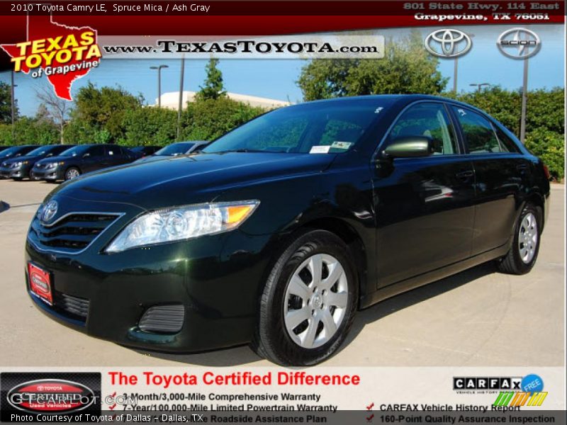 Spruce Mica / Ash Gray 2010 Toyota Camry LE