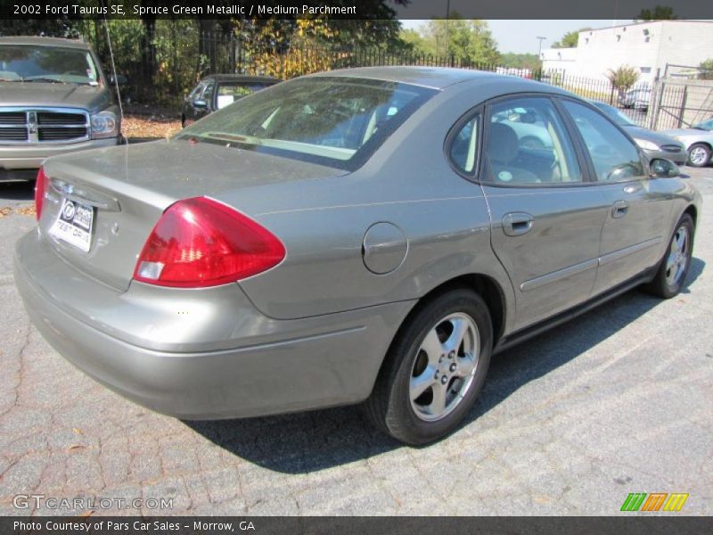 Spruce Green Metallic / Medium Parchment 2002 Ford Taurus SE