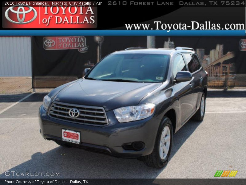 Magnetic Gray Metallic / Ash 2010 Toyota Highlander