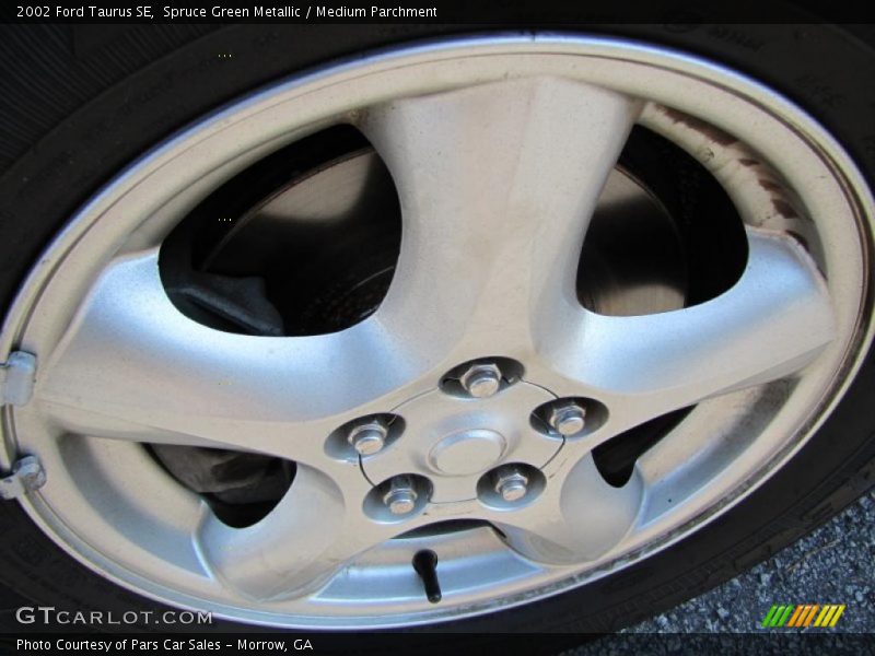 Spruce Green Metallic / Medium Parchment 2002 Ford Taurus SE