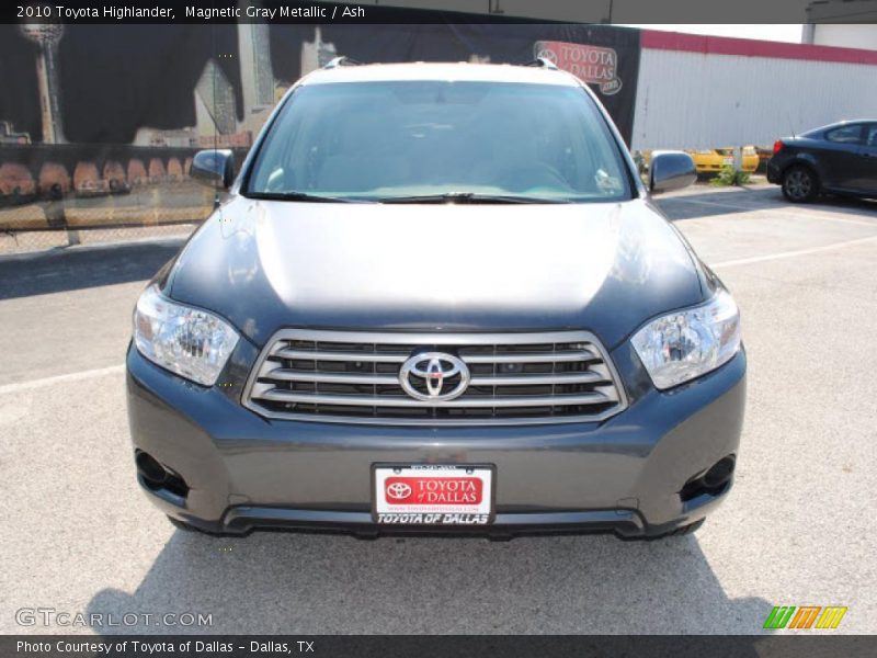 Magnetic Gray Metallic / Ash 2010 Toyota Highlander