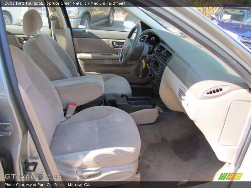 Spruce Green Metallic / Medium Parchment 2002 Ford Taurus SE