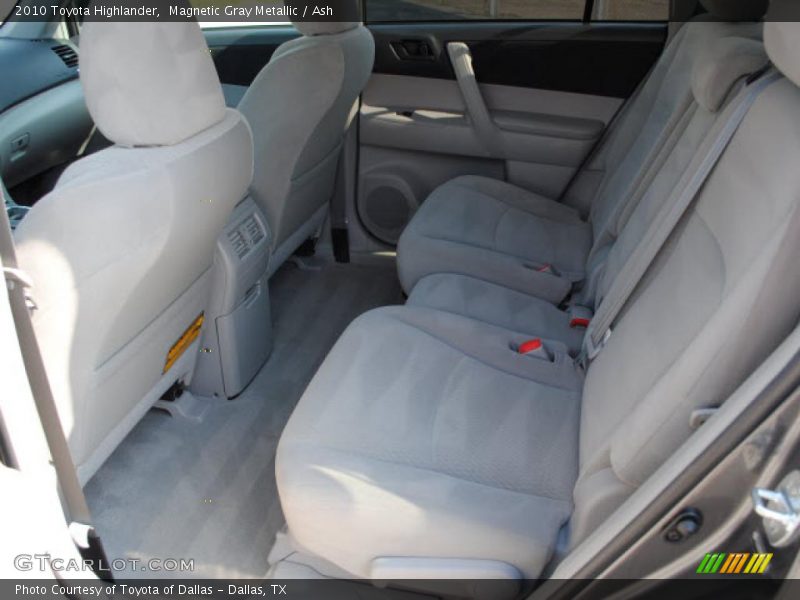  2010 Highlander  Ash Interior