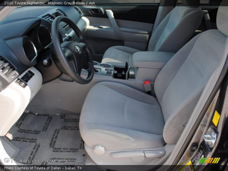  2010 Highlander  Ash Interior