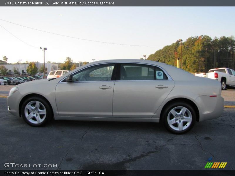 Gold Mist Metallic / Cocoa/Cashmere 2011 Chevrolet Malibu LS