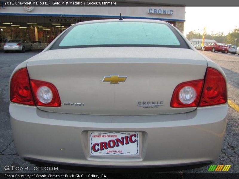 Gold Mist Metallic / Cocoa/Cashmere 2011 Chevrolet Malibu LS