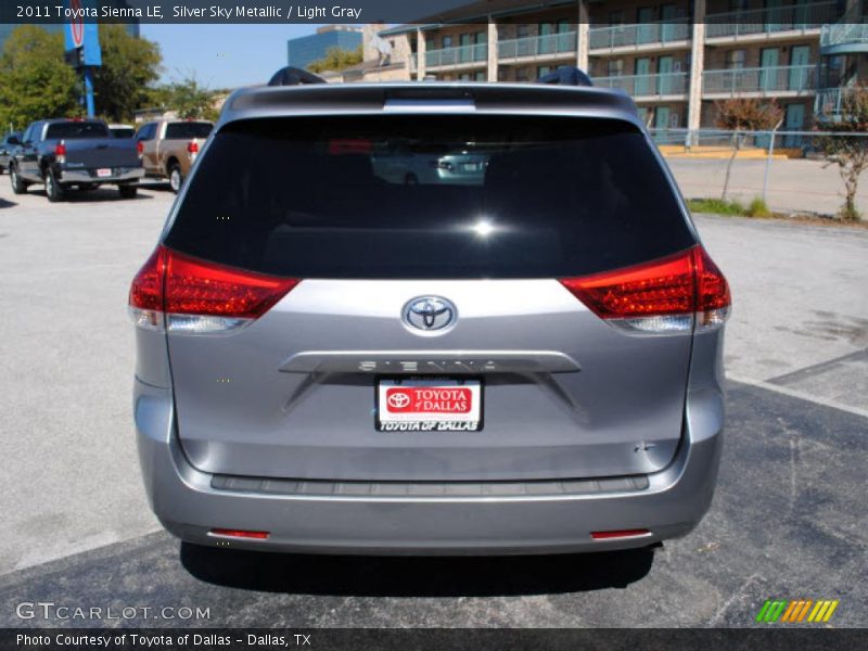 Silver Sky Metallic / Light Gray 2011 Toyota Sienna LE