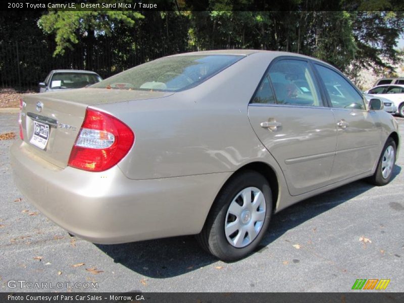 Desert Sand Mica / Taupe 2003 Toyota Camry LE