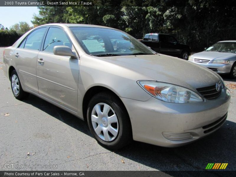 Desert Sand Mica / Taupe 2003 Toyota Camry LE