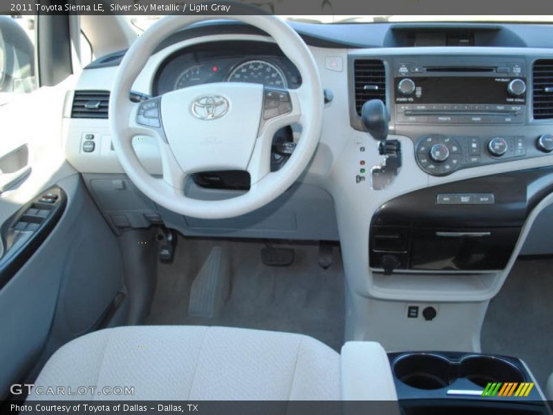 Silver Sky Metallic / Light Gray 2011 Toyota Sienna LE