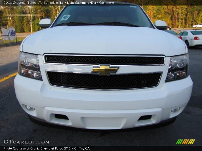 Summit White / Light Cashmere/Dark Cashmere 2011 Chevrolet Tahoe LT