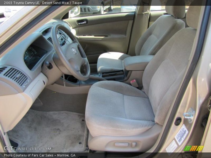 Desert Sand Mica / Taupe 2003 Toyota Camry LE