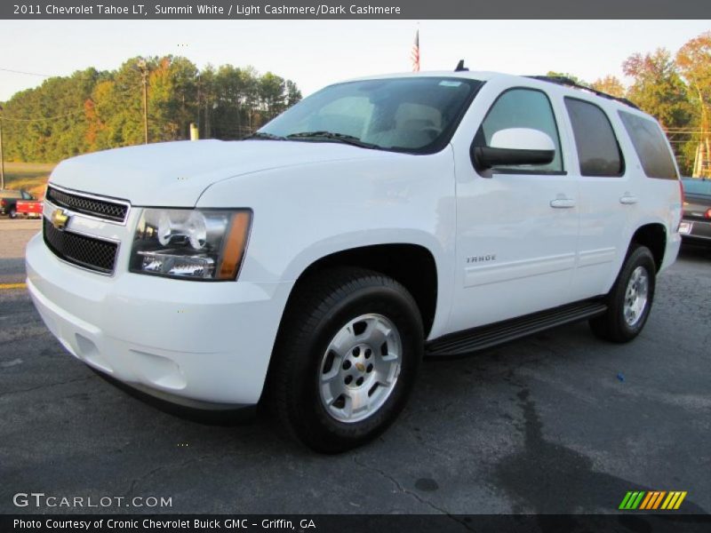 Summit White / Light Cashmere/Dark Cashmere 2011 Chevrolet Tahoe LT