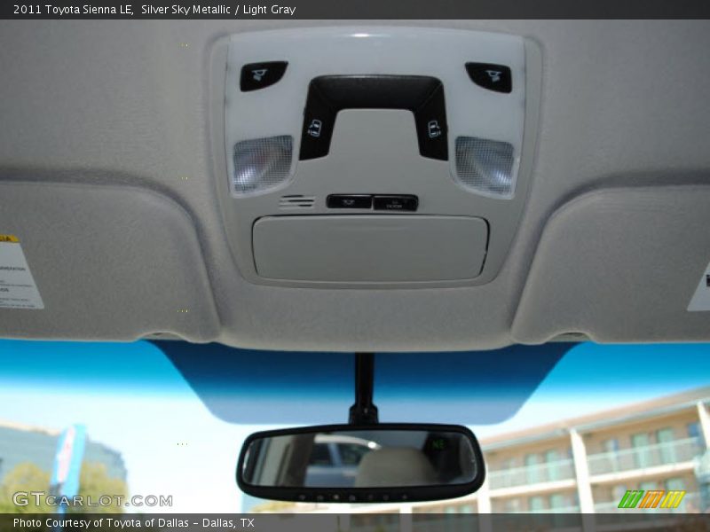 Silver Sky Metallic / Light Gray 2011 Toyota Sienna LE