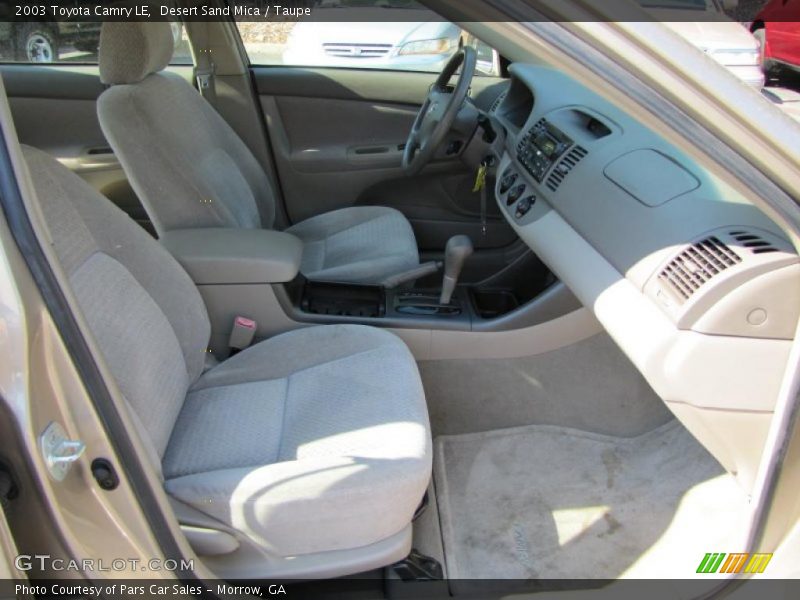Desert Sand Mica / Taupe 2003 Toyota Camry LE