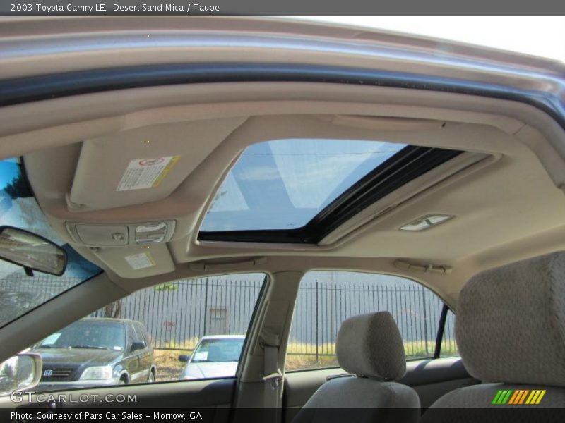 Desert Sand Mica / Taupe 2003 Toyota Camry LE