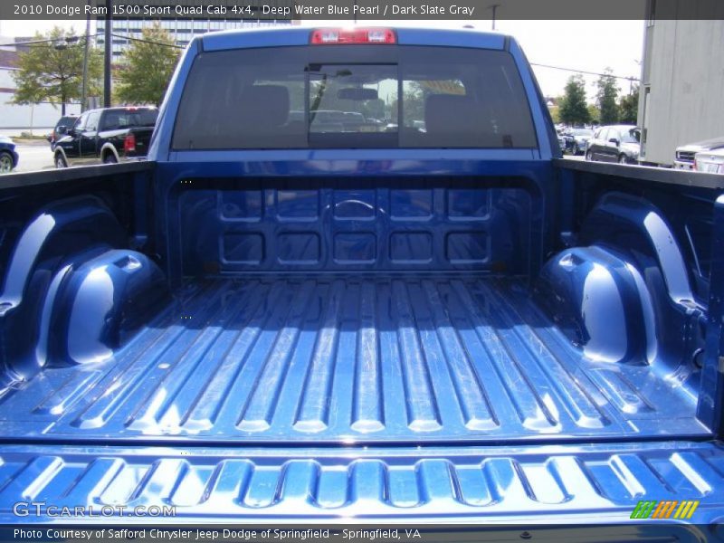 Deep Water Blue Pearl / Dark Slate Gray 2010 Dodge Ram 1500 Sport Quad Cab 4x4