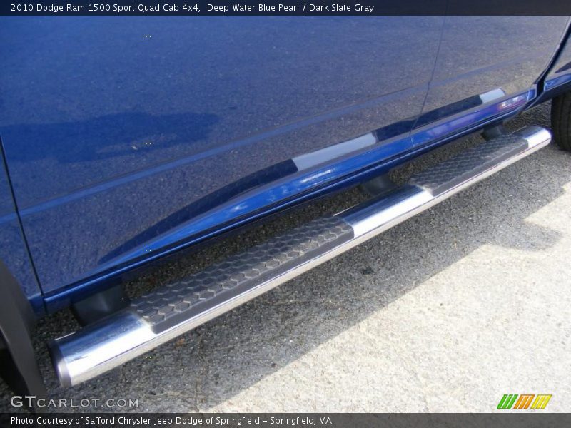 Deep Water Blue Pearl / Dark Slate Gray 2010 Dodge Ram 1500 Sport Quad Cab 4x4