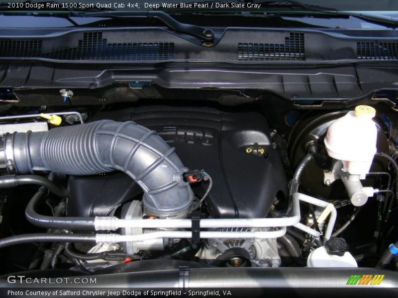 Deep Water Blue Pearl / Dark Slate Gray 2010 Dodge Ram 1500 Sport Quad Cab 4x4