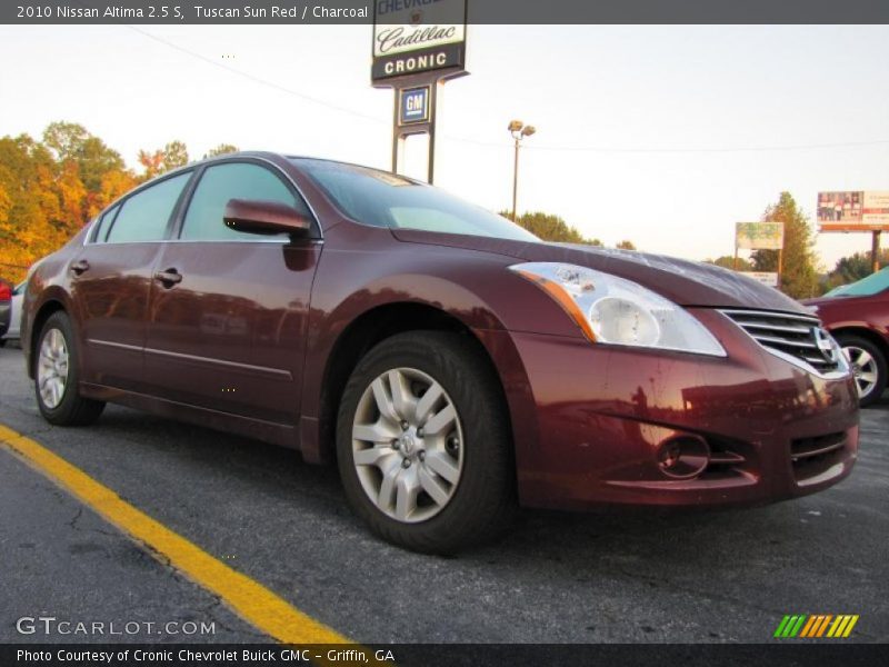 Tuscan Sun Red / Charcoal 2010 Nissan Altima 2.5 S