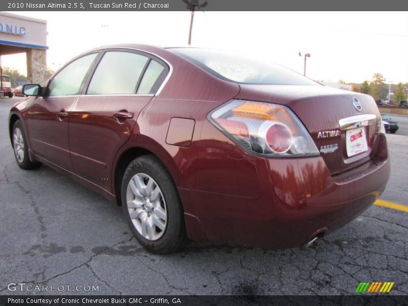 Tuscan Sun Red / Charcoal 2010 Nissan Altima 2.5 S