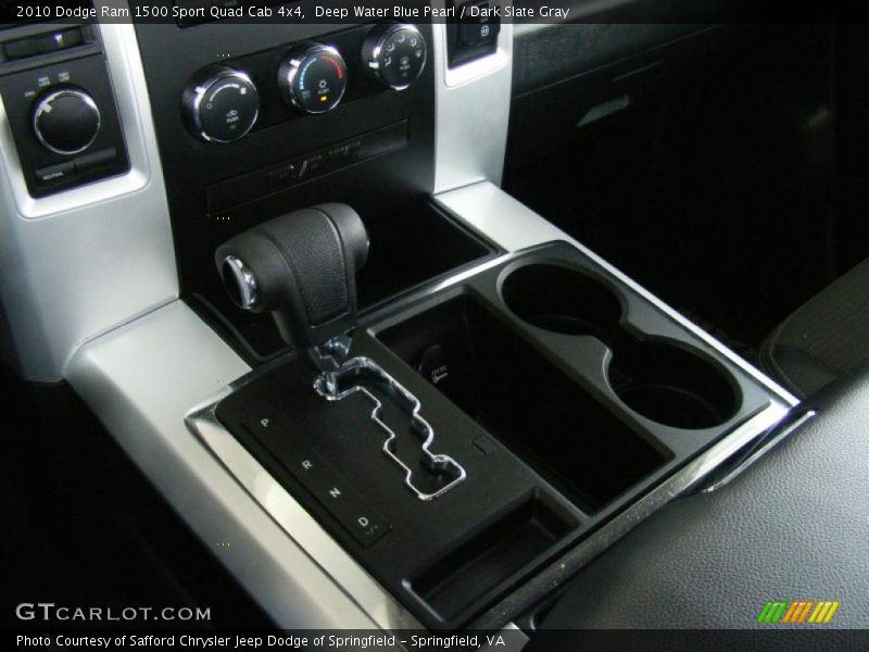 Deep Water Blue Pearl / Dark Slate Gray 2010 Dodge Ram 1500 Sport Quad Cab 4x4