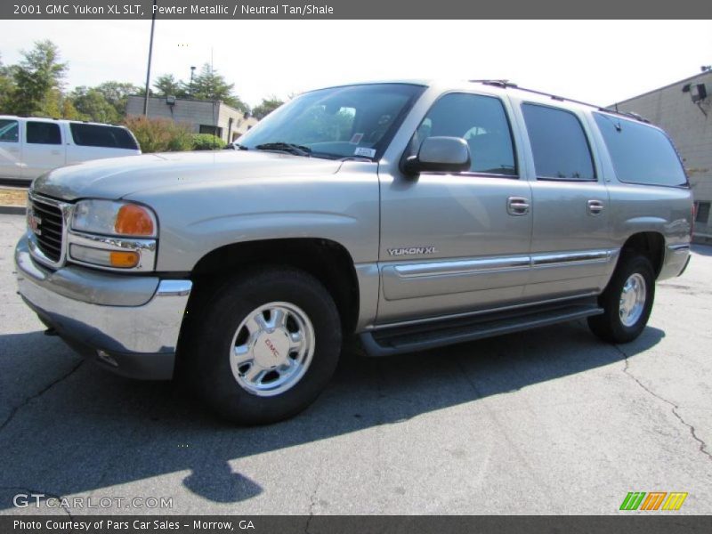 Pewter Metallic / Neutral Tan/Shale 2001 GMC Yukon XL SLT