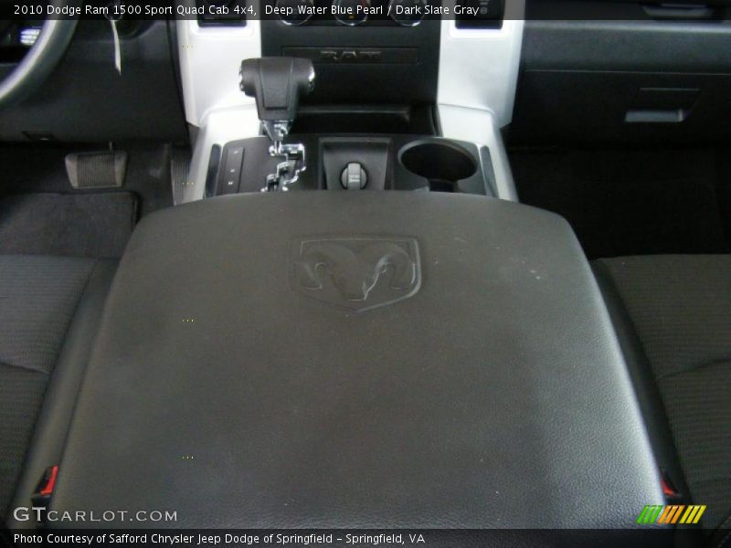 Deep Water Blue Pearl / Dark Slate Gray 2010 Dodge Ram 1500 Sport Quad Cab 4x4