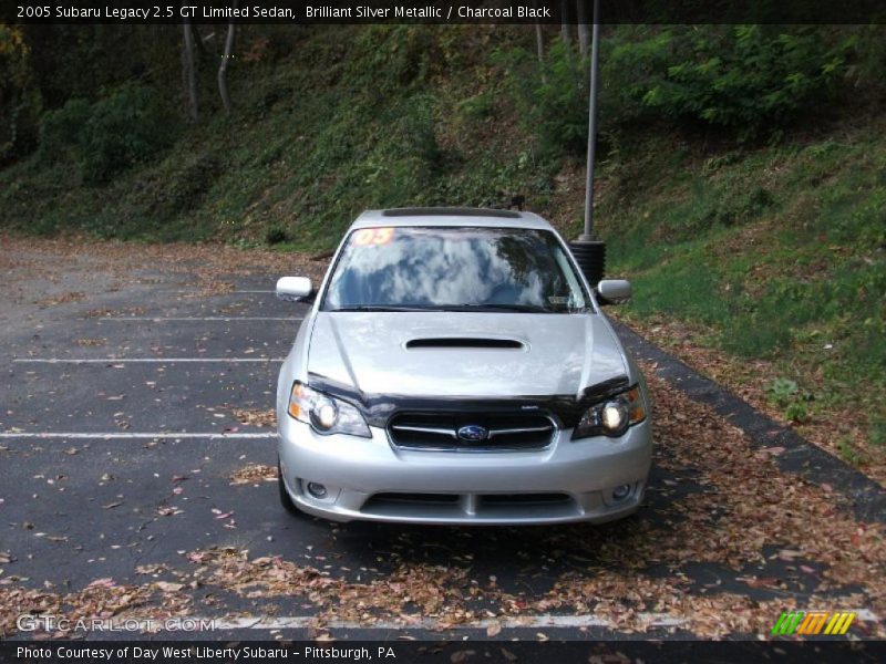 Brilliant Silver Metallic / Charcoal Black 2005 Subaru Legacy 2.5 GT Limited Sedan