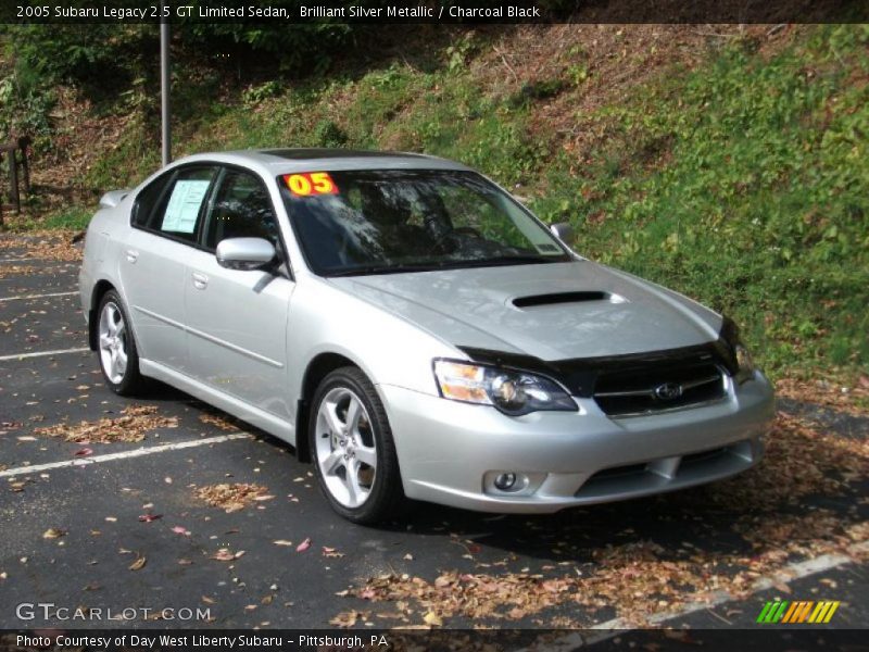 Brilliant Silver Metallic / Charcoal Black 2005 Subaru Legacy 2.5 GT Limited Sedan