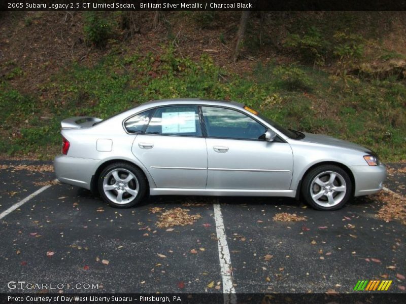 Brilliant Silver Metallic / Charcoal Black 2005 Subaru Legacy 2.5 GT Limited Sedan