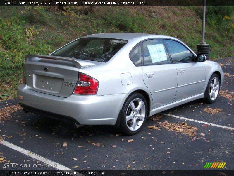 Brilliant Silver Metallic / Charcoal Black 2005 Subaru Legacy 2.5 GT Limited Sedan