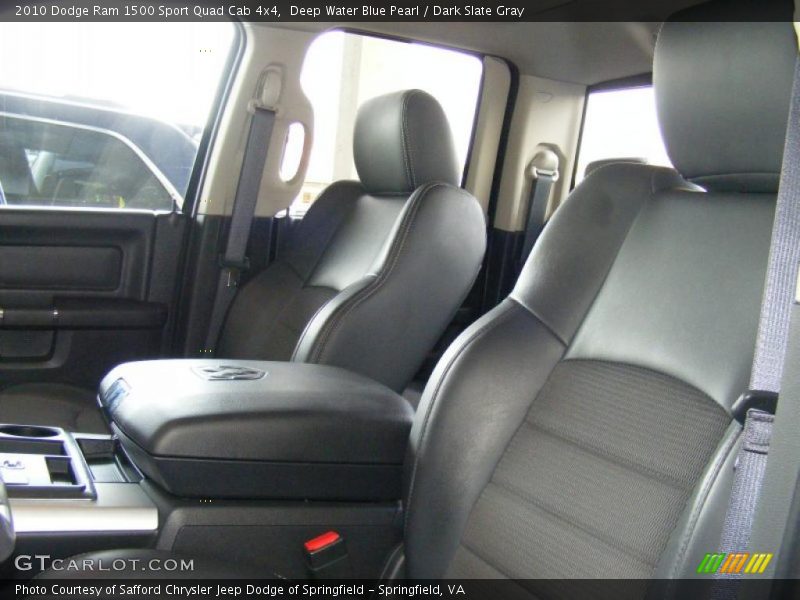 Deep Water Blue Pearl / Dark Slate Gray 2010 Dodge Ram 1500 Sport Quad Cab 4x4