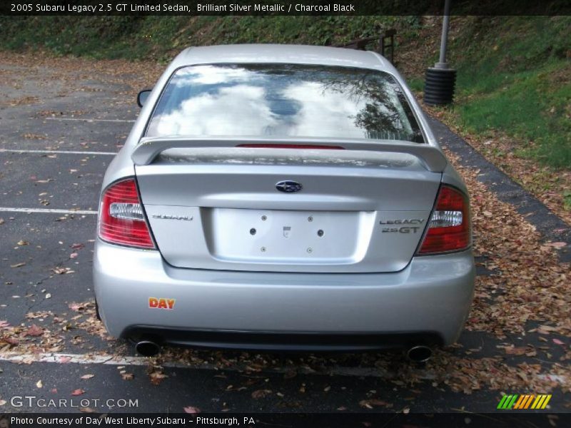 Brilliant Silver Metallic / Charcoal Black 2005 Subaru Legacy 2.5 GT Limited Sedan