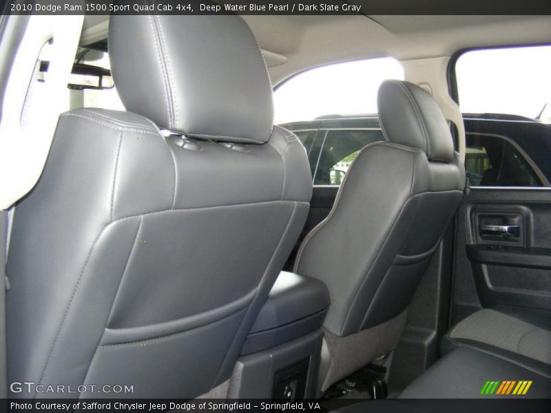 Deep Water Blue Pearl / Dark Slate Gray 2010 Dodge Ram 1500 Sport Quad Cab 4x4