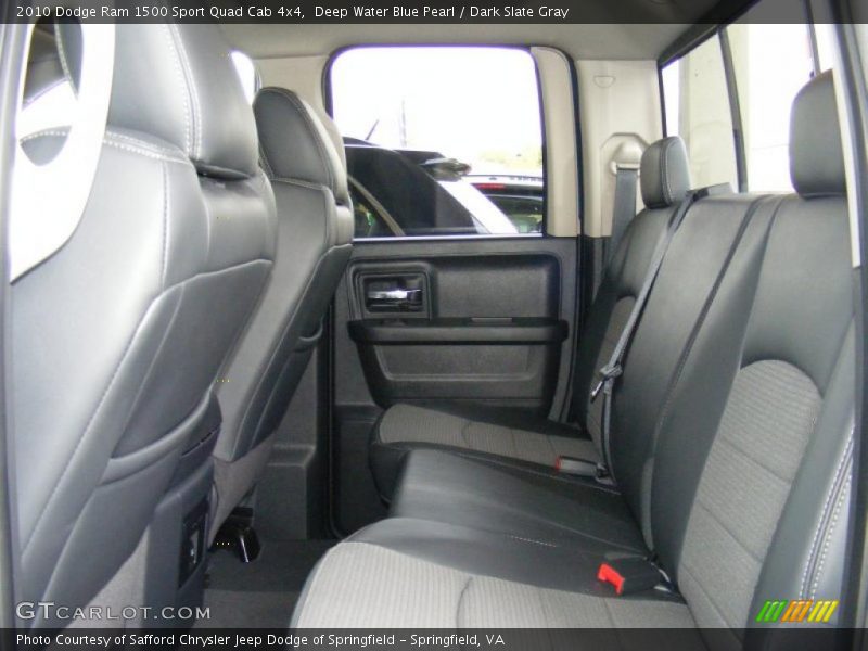 Deep Water Blue Pearl / Dark Slate Gray 2010 Dodge Ram 1500 Sport Quad Cab 4x4