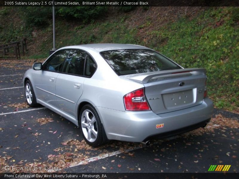 Brilliant Silver Metallic / Charcoal Black 2005 Subaru Legacy 2.5 GT Limited Sedan