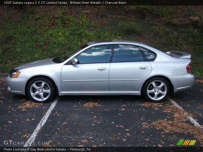Brilliant Silver Metallic / Charcoal Black 2005 Subaru Legacy 2.5 GT Limited Sedan