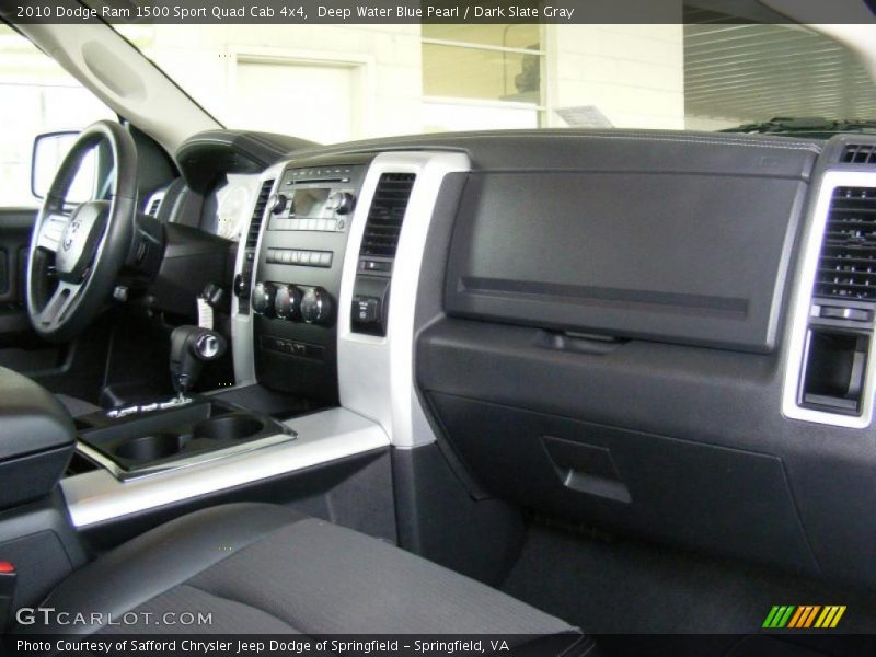 Deep Water Blue Pearl / Dark Slate Gray 2010 Dodge Ram 1500 Sport Quad Cab 4x4