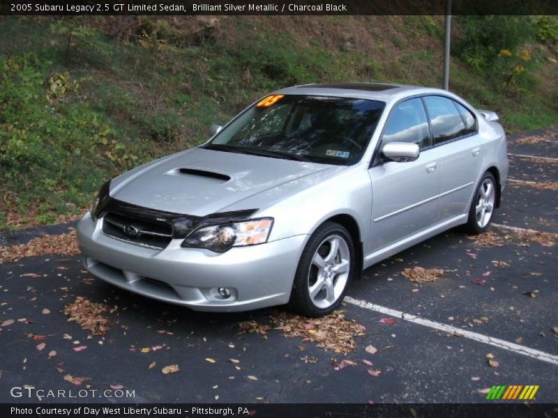 Brilliant Silver Metallic / Charcoal Black 2005 Subaru Legacy 2.5 GT Limited Sedan