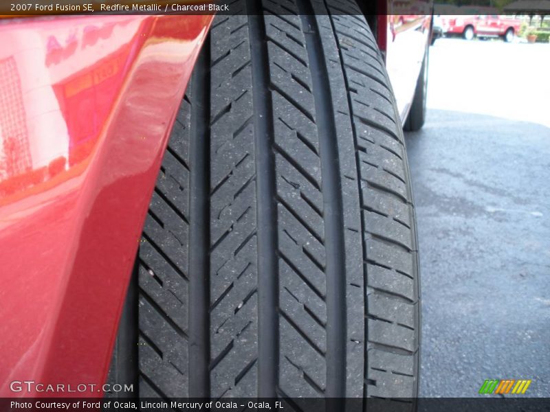 Redfire Metallic / Charcoal Black 2007 Ford Fusion SE