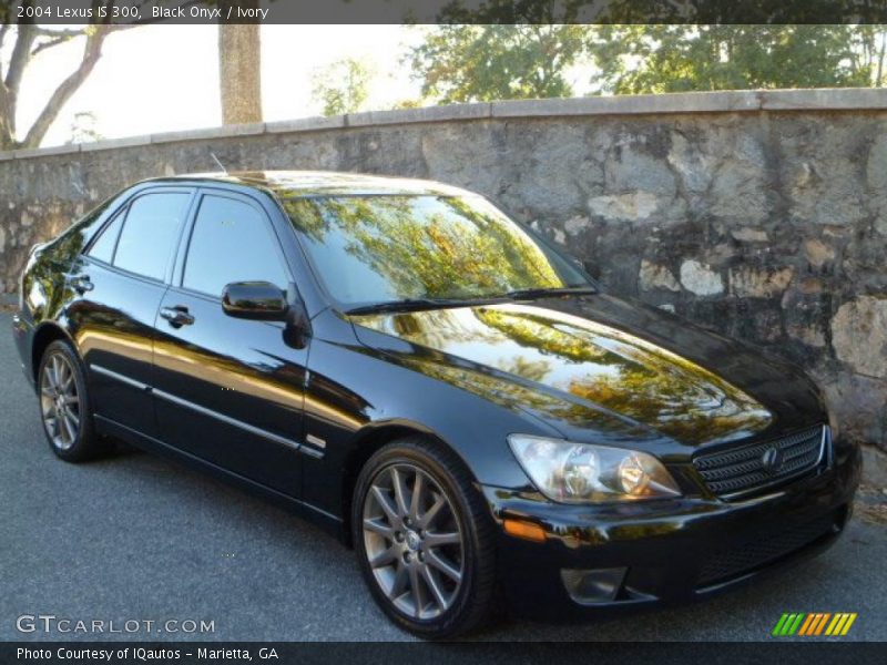 Black Onyx / Ivory 2004 Lexus IS 300