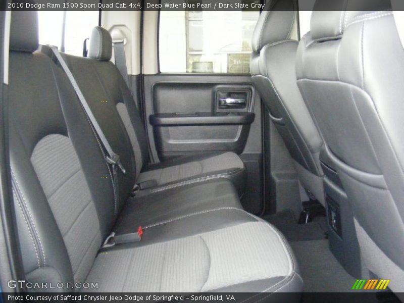 Deep Water Blue Pearl / Dark Slate Gray 2010 Dodge Ram 1500 Sport Quad Cab 4x4