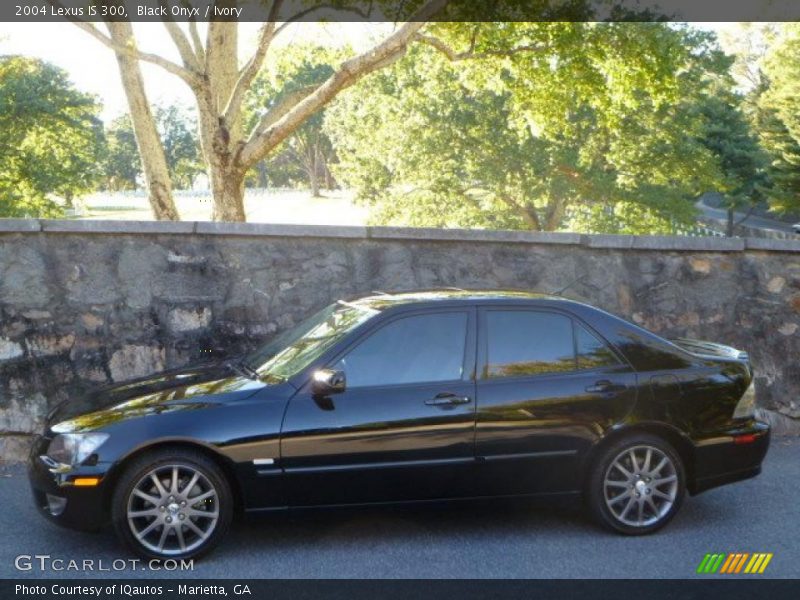 Black Onyx / Ivory 2004 Lexus IS 300